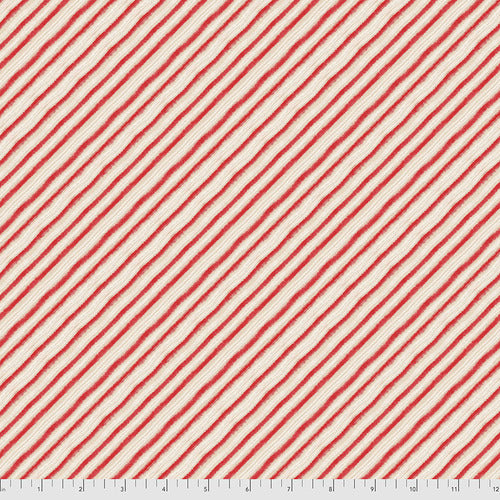 HOLLY JOLLY Peppermint Stripes - Christmas Fabric, Cori Dantini, 100% Cotton, Toad Hollow Fabrics