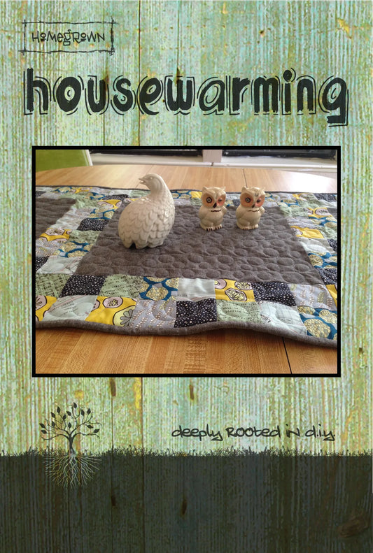 HOUSE WARMING QUILT PATTERN from Villa Rosa Designs, Toad Hollow Fabrics