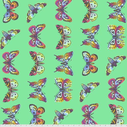 Butterfly Hugs - Lagoon - DAYDREAMER by Tula Pink, 100% Cotton, Toad Hollow Fabrics