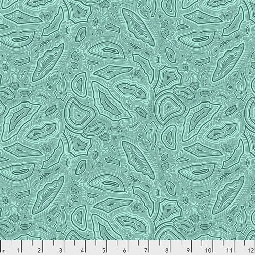 MINERAL AQUAMARINE - True Colors by Tula Pink, 100% Cotton, Toad Hollow Fabrics