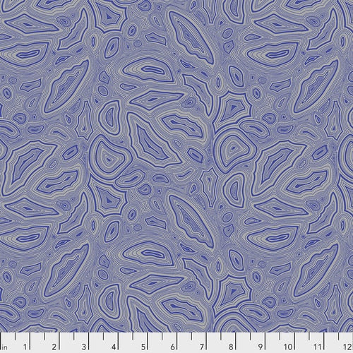 MINERAL SAPPHIRE - True Colors by Tula Pink, 100% Cotton, Toad Hollow Fabrics