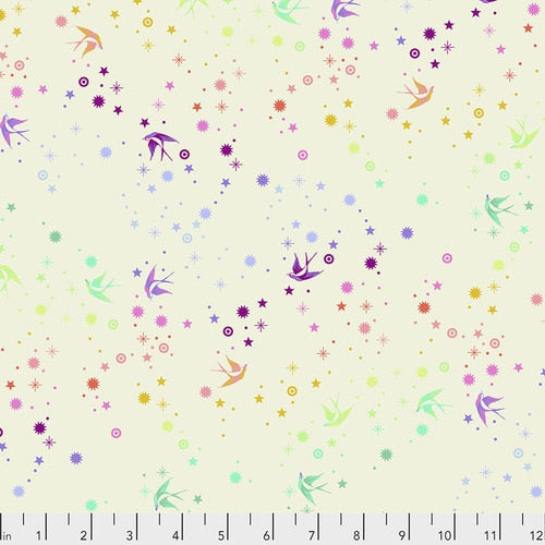 FAIRY DUST COTTON CANDY - True Colors by Tula Pink, 100% Cotton, Toad Hollow Fabrics