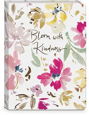 BLOOM WITH KINDNESS Canvas Journal