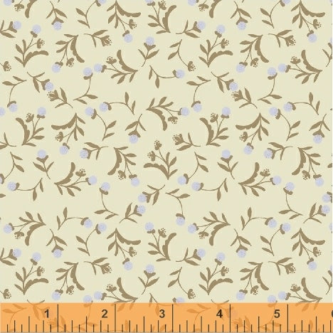 TELL THE BEES - Butter Flowers - by Windham Fabrics, 100% Cotton, Toad Hollow Fabrics