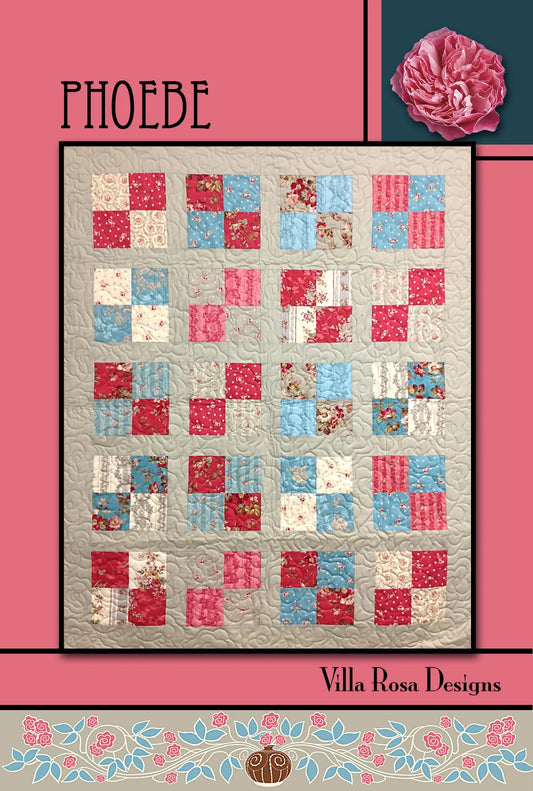 PHOEBE QUILT PATTERN from Villa Rosa Designs, Toad Hollow Fabrics