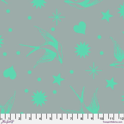 SPIRIT - NEON FAIRY FLAKES from NEON TRUE COLORS COLLECTION by Tula Pink, 100% Cotton, Toad Hollow Fabrics