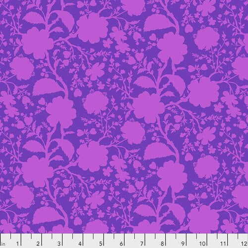 WILDFLOWER DAHLIA - True Colors by Tula Pink, 100% Cotton, Toad Hollow Fabrics