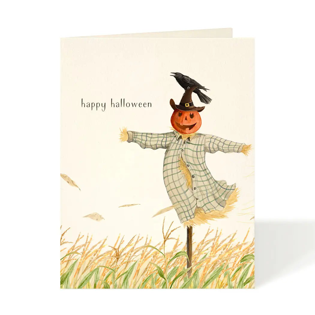 SCARECROW - Halloween Greeting Card, The Olde Curiosity Shoppe