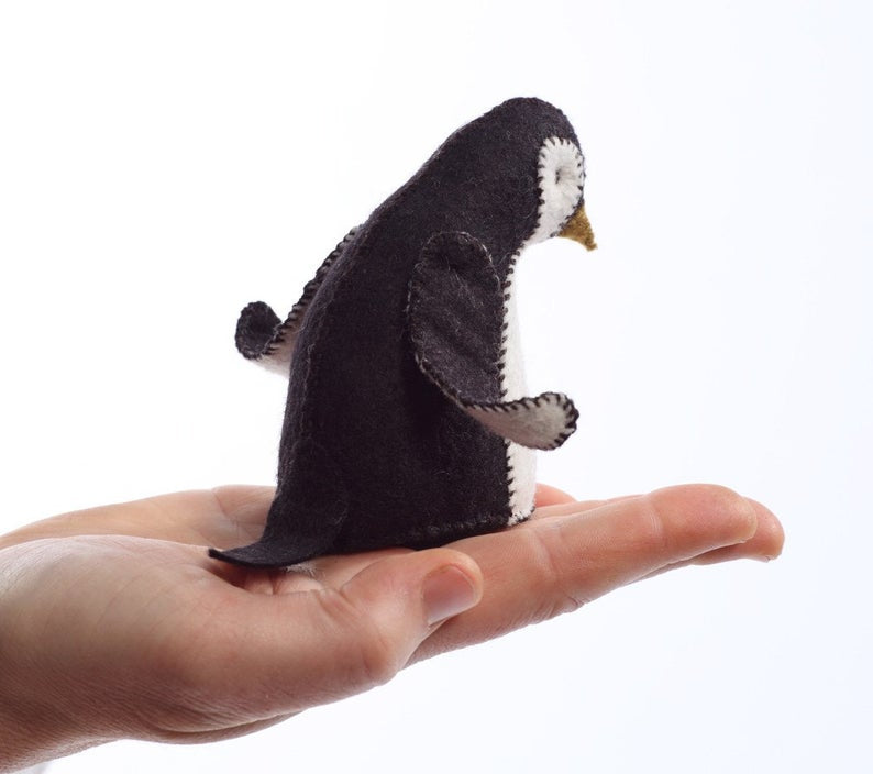 Penguin Kit - Wool Felt Kit, Toad Hollow Fabrics