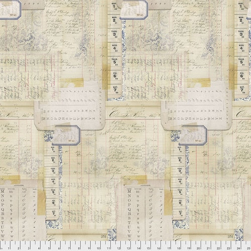 CALENDAR MULTI - from Tim Holtz Eclectic Elements line - by Free Spirit Fabrics- 100% Cotton, Toad Hollow Fabrics