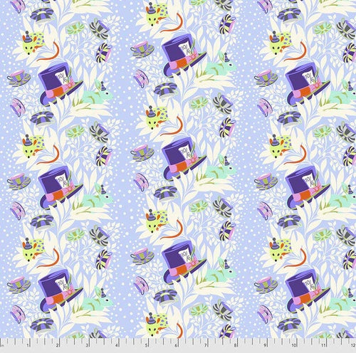 6 PM SOMEWHERE - DAYDREAM - Curiouser and Curiouser by Tula Pink, Alice in Wonderland, 100% Cotton, Toad Hollow Fabrics