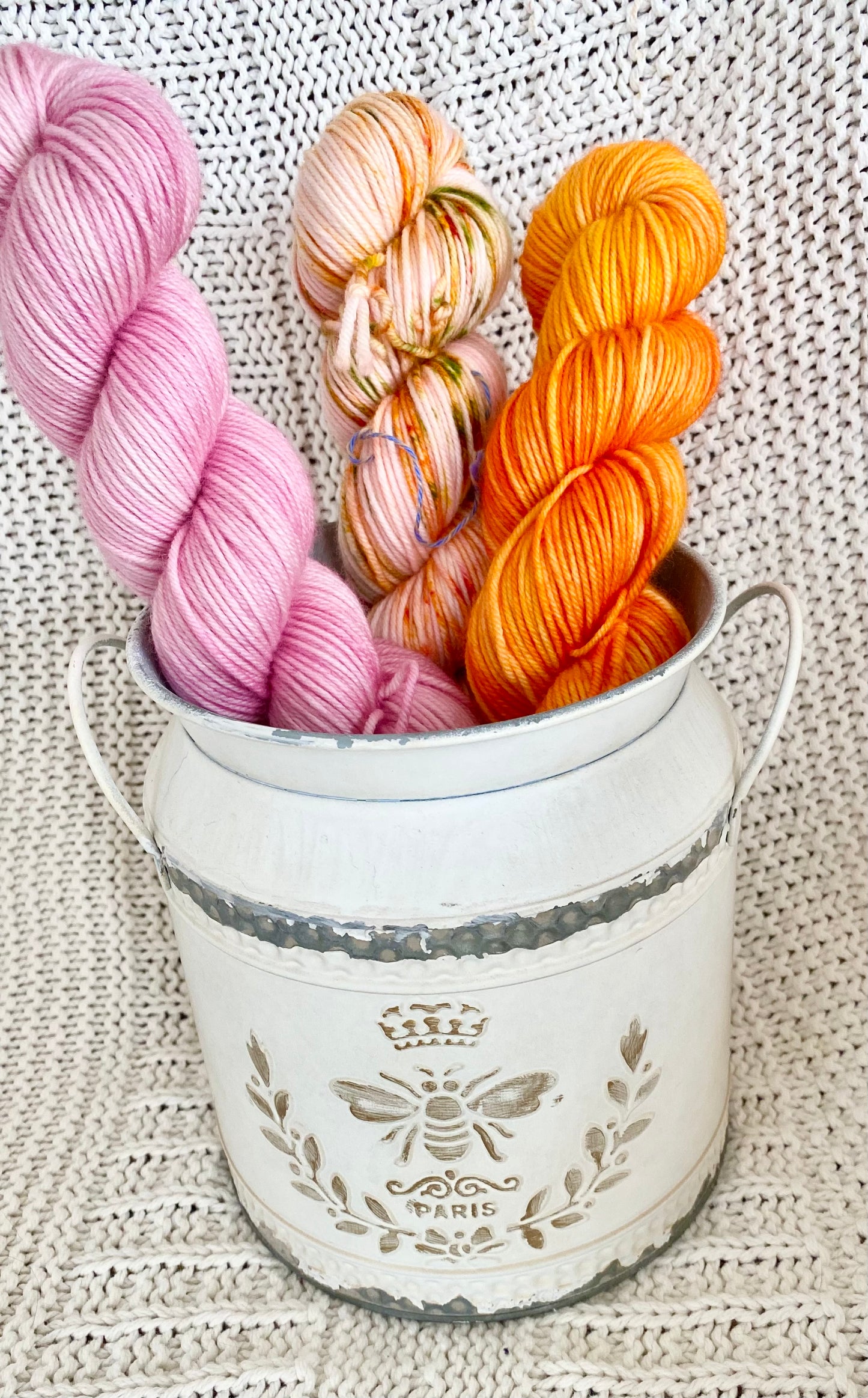 ORANGE BLOSSOM MACAROON from our Meet Me in Paris Collection, Toad Hollow Yarns