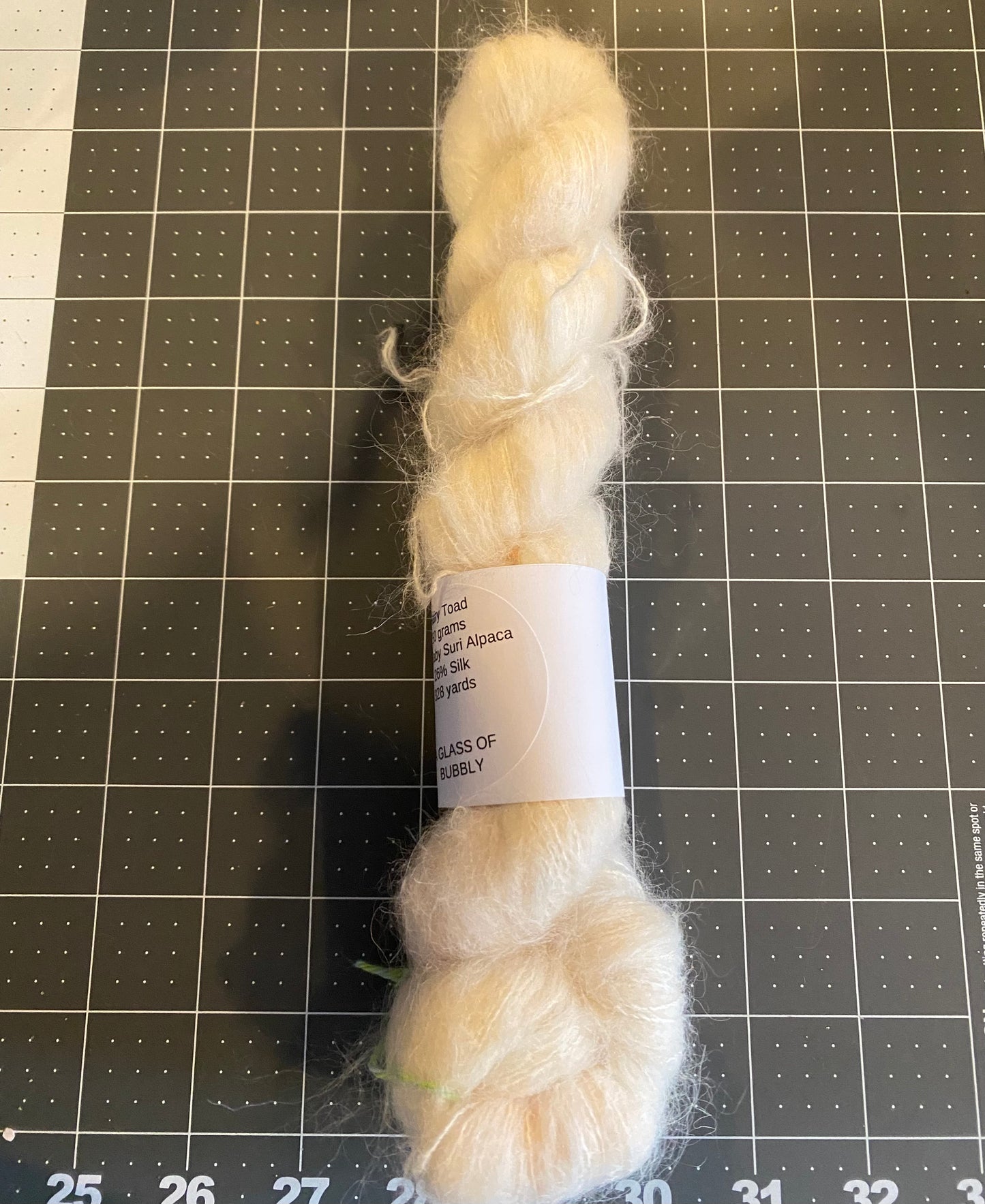 Hairy Toad - 74% Baby Suri Alpaca, 26% Silk - 50 Grams