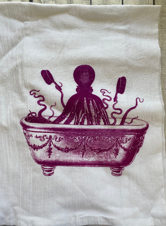 OCTOPUS DISH TOWEL, The Olde Curiosity Shoppe, Toad Hollow Paper